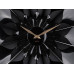Dizajnové nástenné hodiny Karlsson Flower 5731BK, 60 cm
