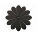 Dizajnové nástenné hodiny Karlsson Flower 5731BK, 60 cm