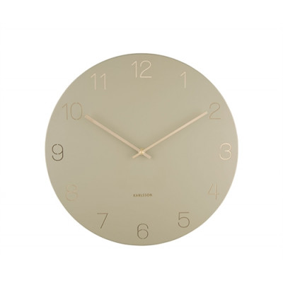 Nástenné hodiny Karlsson KA5762OG Charm Engraved Numbers, 40 cm Nástenné hodiny Karlsson KA5762OG Charm Engraved Numbers, 40 cm