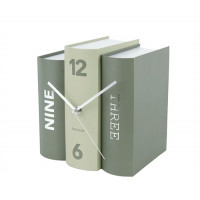 Stolové hodiny Karlsson Kniha KA5756GR, 20 cm Stolové hodiny Karlsson Kniha KA5756GR, 20 cm