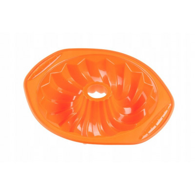 Forma na bábovku zo silikónu Kinghoff KH-4651, oranžová Forma na bábovku zo silikónu Kinghoff KH-4651, oranžová