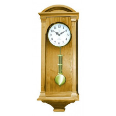 Drevené kyvadlové hodiny JVD N9317.3 s melódiami a nočným režimom, 69 cm