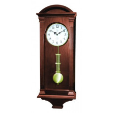 Drevené kyvadlové hodiny JVD N9317.2 s melódiami a nočným režimom, 69 cm