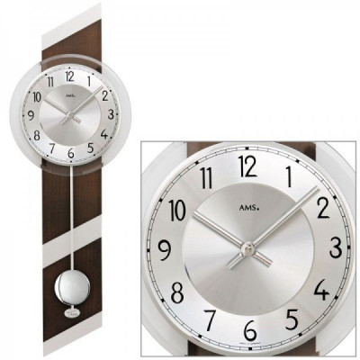 Kyvadlové nástenné hodiny 7415/1 AMS 69cm Kyvadlové nástenné hodiny 7415/1 AMS 69cm