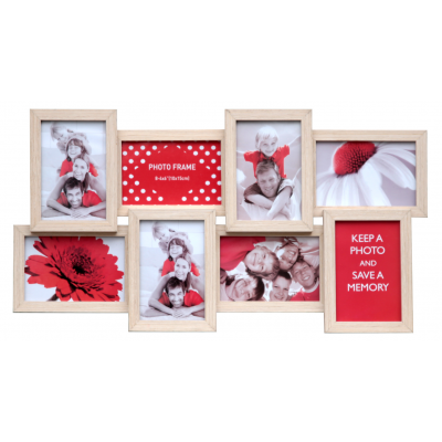 MDF fotorámik pre 8 fotiek 10x15, 58 x 31 cm MDF fotorámik pre 8 fotiek 10x15, 58 x 31 cm