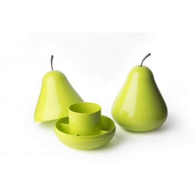Multifunkčná misa s poklopom Qualy Pear Pod, zelená Multifunkčná misa s poklopom Qualy Pear Pod, zelená