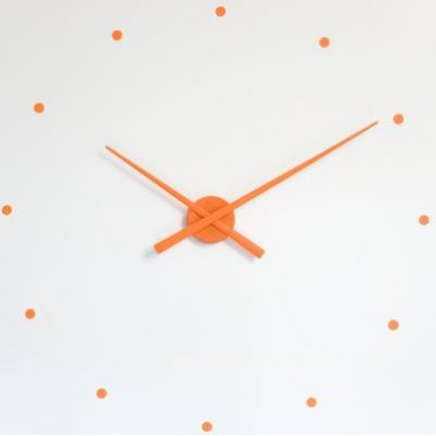 NOMON OJ Dizajnové nástenné hodiny oranžové 50cm NOMON OJ Dizajnové nástenné hodiny oranžové 50cm