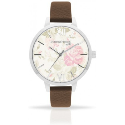 Náramkové hodinky JVD SUNDAY Rose Alive VINTAGE FLOWERS