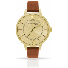 Náramkové hodinky JVD Sunday Rose Classic GOLDEN BROWN