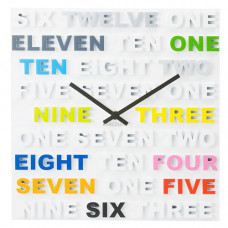 Nástenné hodiny Karlsson 5220mc, ONE TWO THREE 35cm