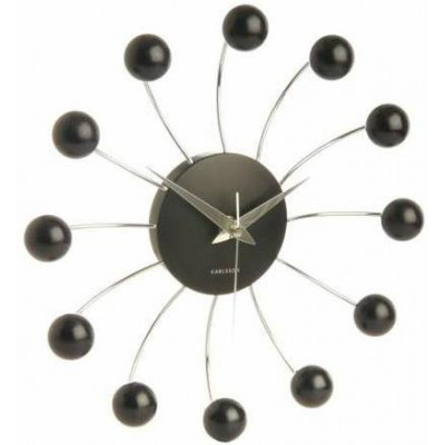 Nástenné hodiny 5204BK Karlsson 50cm