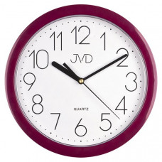 Nástenné hodiny JVD Sweep fialové HP612.10 25cm Nástenné hodiny JVD Sweep fialové HP612.10 25cm