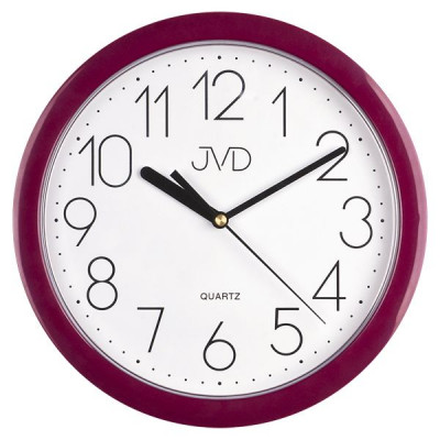 Nástenné hodiny JVD Sweep fialové HP612.10 25cm Nástenné hodiny JVD Sweep fialové HP612.10 25cm