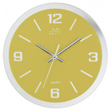 Nástenné hodiny JVD quartz N27033.2 žlté 28cm Nástenné hodiny JVD quartz N27033.2 žlté 28cm