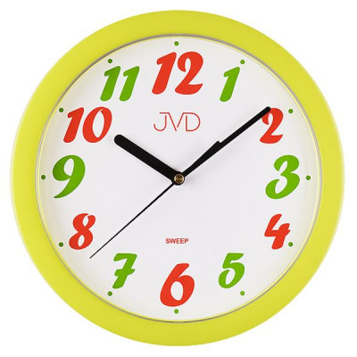 Nástenné hodiny JVD sweep Funky 2 25cm Nástenné hodiny JVD sweep Funky 2 25cm