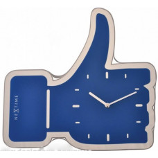 Nástenné hodiny 3072bl Nextime Thumbs up 42cm