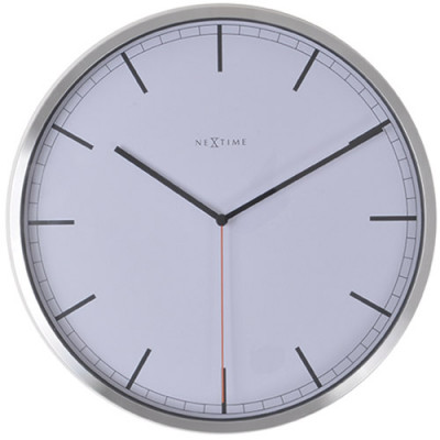 Nástenné hodiny 3071wi Nextime Company White Stripe 35cm Nástenné hodiny 3071wi Nextime Company White Stripe 35cm