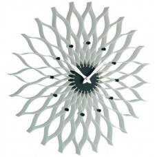 Nástenné hodiny TFA Flower Lotus biele 50 cm Nástenné hodiny TFA Flower Lotus biele 50 cm