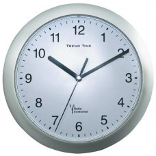 Nástenné hodiny DCF Trend time, strieborné 25 cm Nástenné hodiny DCF Trend time, strieborné 25 cm