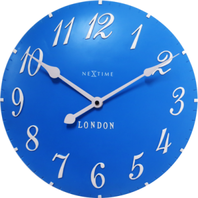 Nástenné hodiny 3084bl Nextime v aglickém retro štýle 35cm