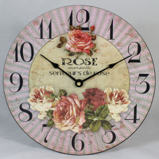 Nástenné hodiny HLC, Rose 2, 30cm Nástenné hodiny HLC, Rose 2, 30cm