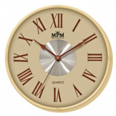 Nástenné hodiny MPM, 2 2976.51.H - hnedá svetlá, 30cm