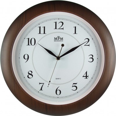 Nástenné hodiny MPM, 2413.50.SW - hnedá, 34cm Nástenné hodiny MPM, 2413.50.SW - hnedá, 34cm