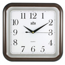 Nástenné hodiny MPM, 2440.52.SW - hnedá tmavá, 30cm Nástenné hodiny MPM, 2440.52.SW - hnedá tmavá, 30cm