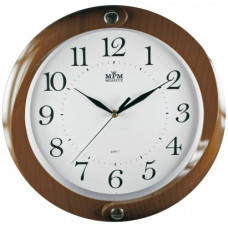 Nástenné hodiny MPM, 2441.52.SW - hnedá tmavá, 34cm