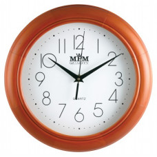Nástenné hodiny MPM, 2474.51.W - hnedá svetlá, 28cm
