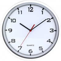 Klasické biele nástenné hodiny MPM E01.2478.00.A s arabskými číslami – 26 cm Klasické biele nástenné hodiny MPM E01.2478.00.A s arabskými číslami – 26 cm