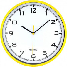 Nástenné hodiny MPM, 2478.10.A - žltá, 26cm