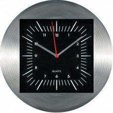 Nástenné hodiny MPM, 2486.7090 - strieborná/čierna, 30cm