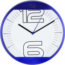 Nástenné hodiny MPM, 2487.30 - modrá, 25cm