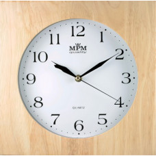 Nástenné hodiny MPM, 2494.53 - svetlé drevo, 30cm