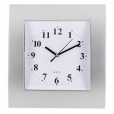 Nástenné hodiny MPM, 2499.7000 - strieborná/biela, 29cm