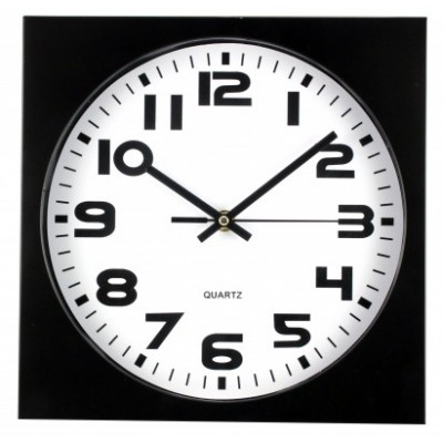 Nástenné hodiny MPM, 2500.90 - čierna, 26cm Nástenné hodiny MPM, 2500.90 - čierna, 26cm