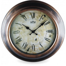 Nástenné hodiny MPM, 2503.50 - hnedá, 41cm