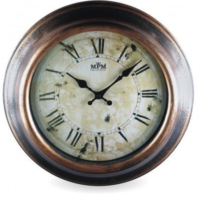 Nástenné hodiny MPM, 2503.50 - hnedá, 41cm Nástenné hodiny MPM, 2503.50 - hnedá, 41cm