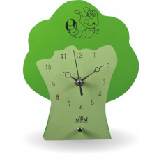 Nástenné hodiny MPM, 2507.41 - zelená svetlá, 21cm