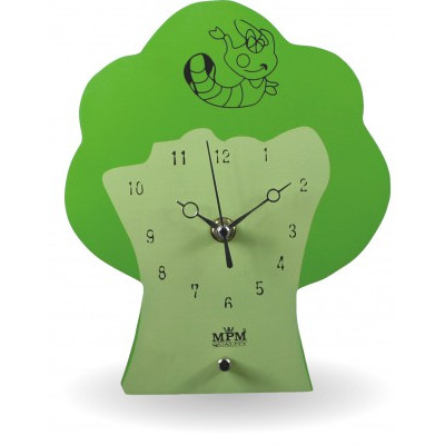 Nástenné hodiny MPM, 2507.41 - zelená svetlá, 21cm Nástenné hodiny MPM, 2507.41 - zelená svetlá, 21cm