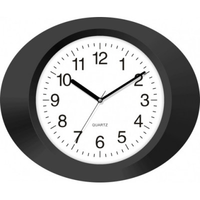 Nástenné hodiny MPM, 2635.90 - čierna, 33cm