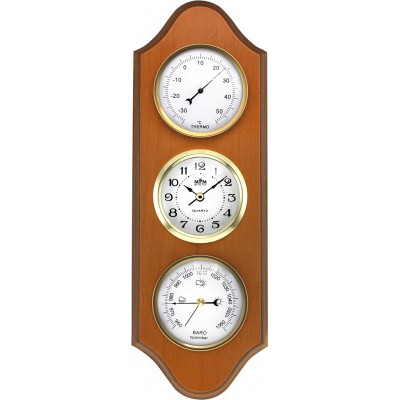 Nástenné hodiny MPM, 2701.53 - svetlé drevo, 40cm Nástenné hodiny MPM, 2701.53 - svetlé drevo, 40cm