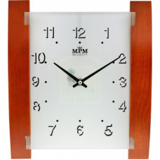 Nástenné hodiny MPM, 2704.50 - hnedá, 31cm