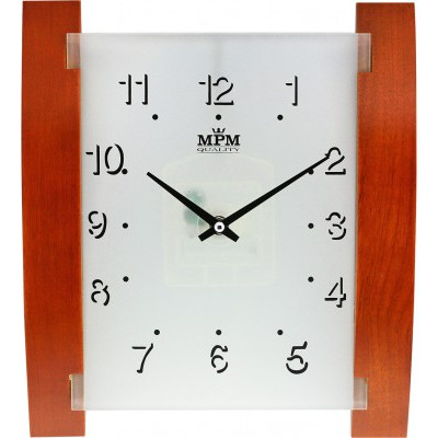 Nástenné hodiny MPM, 2704.50 - hnedá, 31cm Nástenné hodiny MPM, 2704.50 - hnedá, 31cm