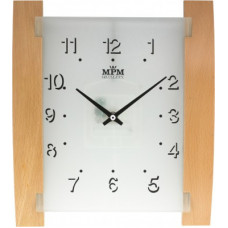 Nástenné hodiny MPM, 2704.53 - svetlé drevo, 31cm