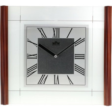 Nástenné hodiny MPM, 2715.54 - tmavé drevo, 33cm