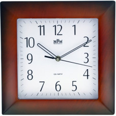 Nástenné hodiny MPM, 2808.52 - hnedá tmavá, 28cm