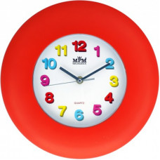 Nástenné hodiny MPM, 2809.20 - červená, 30cm Nástenné hodiny MPM, 2809.20 - červená, 30cm