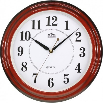 Nástenné hodiny MPM, 2926.55.SW - gaštan, 34cm Nástenné hodiny MPM, 2926.55.SW - gaštan, 34cm
